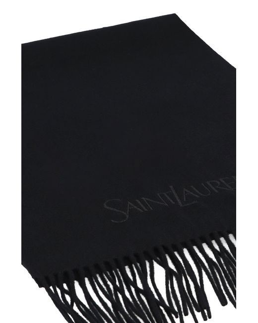 Sciarpa in cachemire di Saint Laurent in Black da Uomo