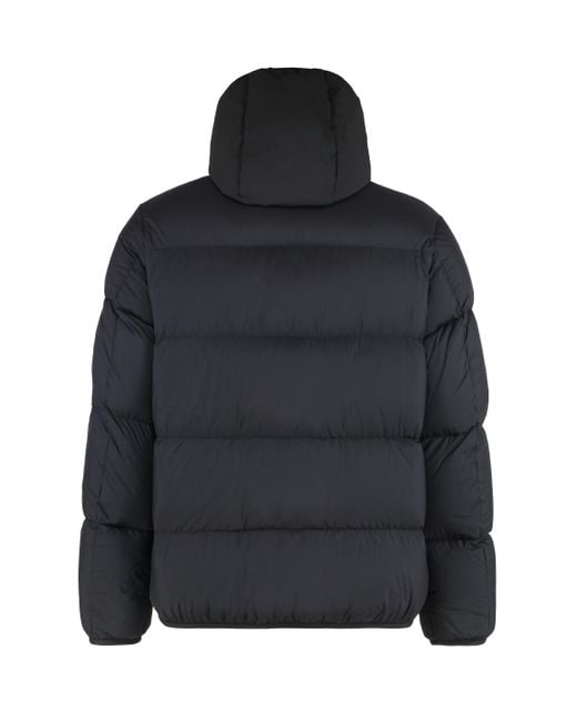Moncler Black Forez Short Down Jacket With Hood for men