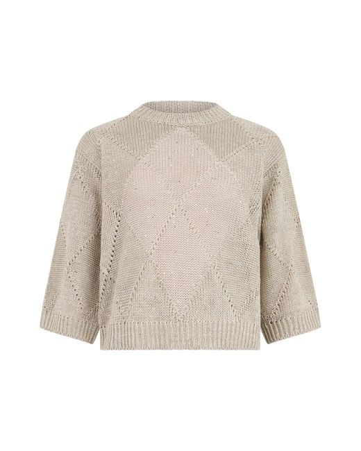 Peserico Natural Crew Neck Sweater