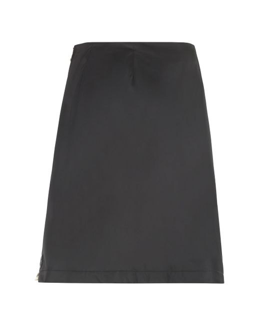 Moncler Black Technical Fabric Skirt