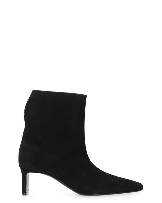 Khaite Black Ona Ankle Boots