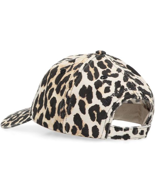 Ganni Black Baseball Cap