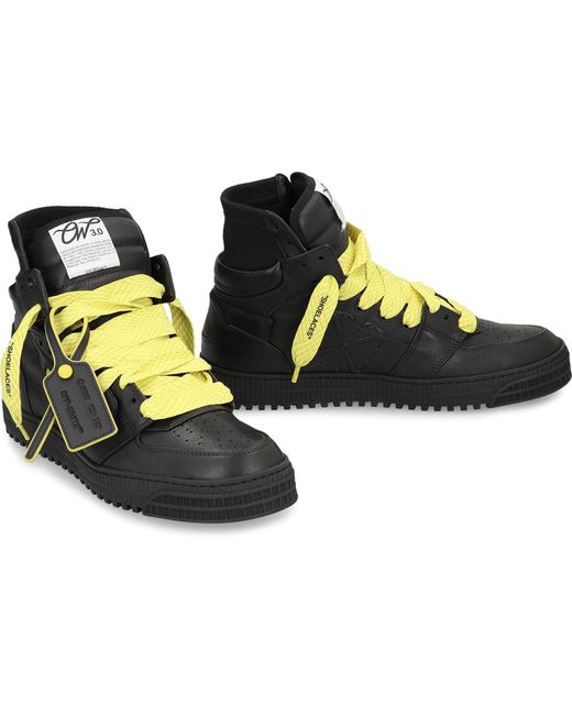 Off-White c/o Virgil Abloh Green Sneakers High-Top 3.0 Off Court