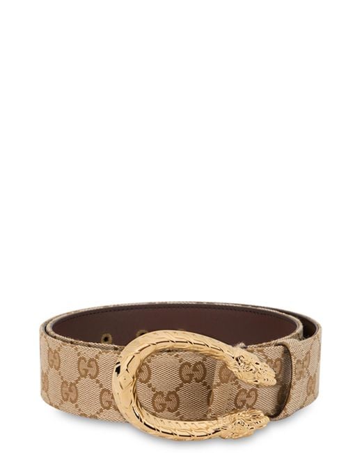 Gucci Brown Belt With Distinctive Buckle