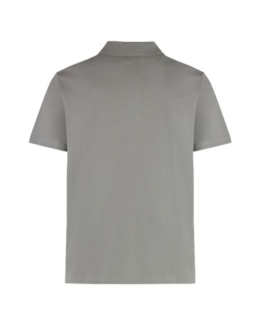 Polo Gots in piquet di cotone di A.P.C. in Gray da Uomo
