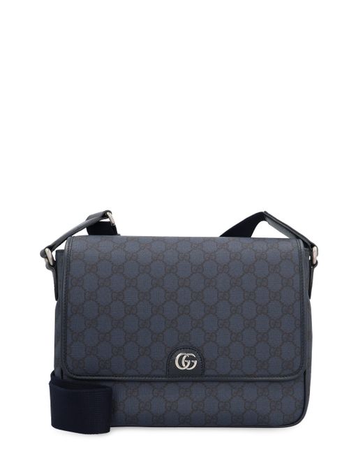 Gucci Blue Ophidia Gg Supreme Fabric Shoulder-Bag for men