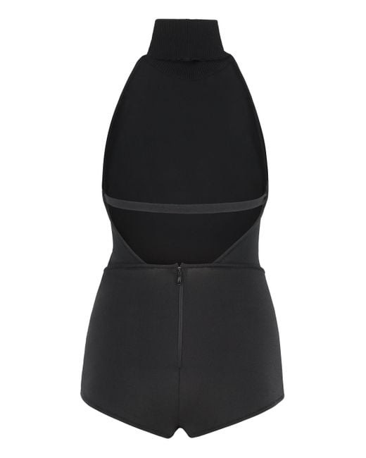 Max Mara Black Apogeo Knit Bodysuit