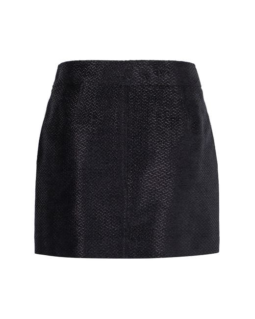 Tom Ford Black Chic Viscose Blend Mini Skirt