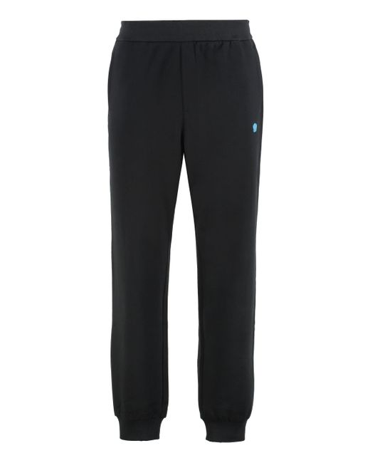 Versace Black Cotton Track-Pants for men