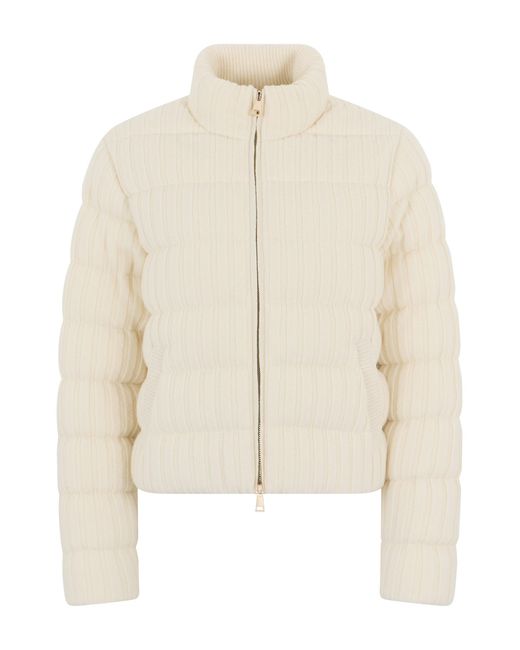 Moncler White Down Jacket