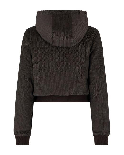 Our Legacy Black Dark Padded Jacket With Zip