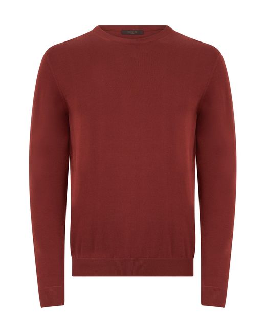 Slowear Red Cotton Sweater for men