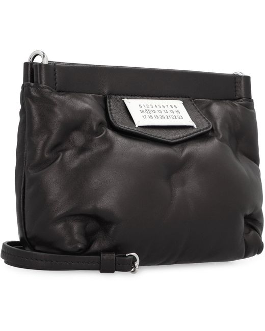Maison Margiela Black Glam Slam Leather Clutch