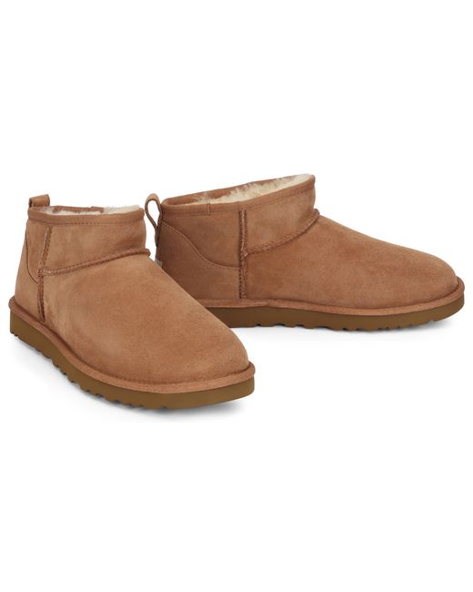 Ugg Brown Classic Ultra Mini Boots for men