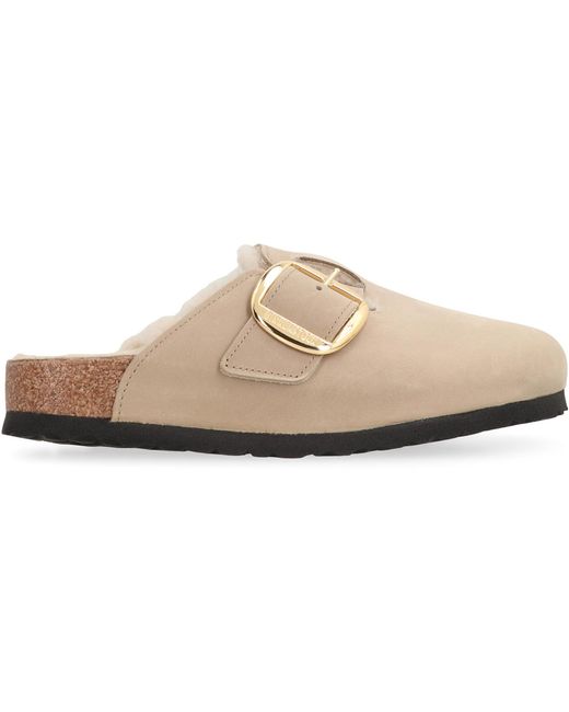 Birkenstock Women's Brown Sabot Boston Big Buckle