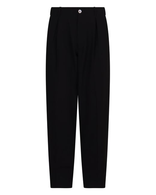 Emporio Armani Black Technical Fabric Pants for men