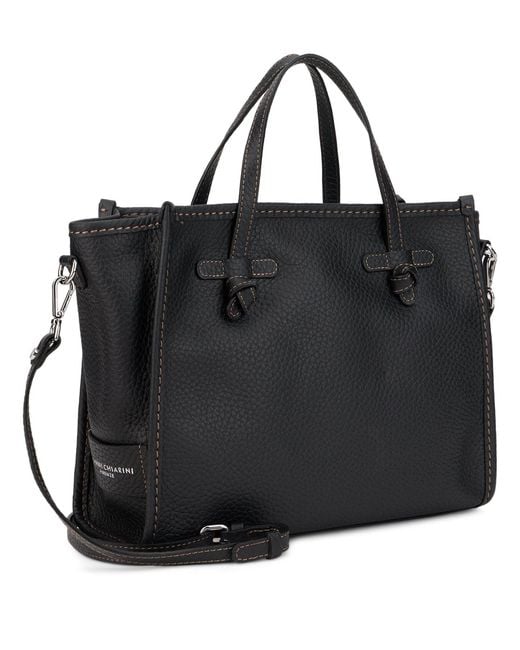 Gianni Chiarini Black Tote Bag With Shoulder Strap