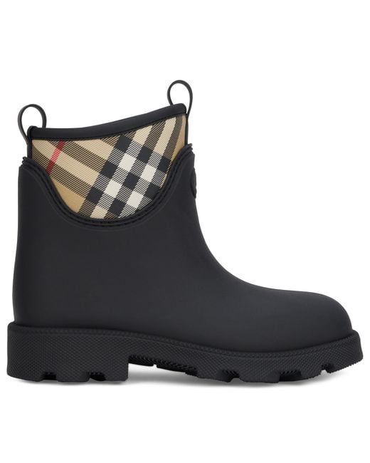 Burberry Black Rubber Boots