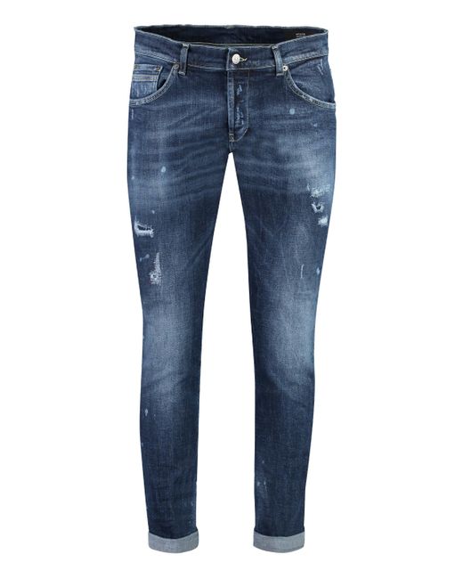 Dondup Blue Ritchie Skinny Jeans for men