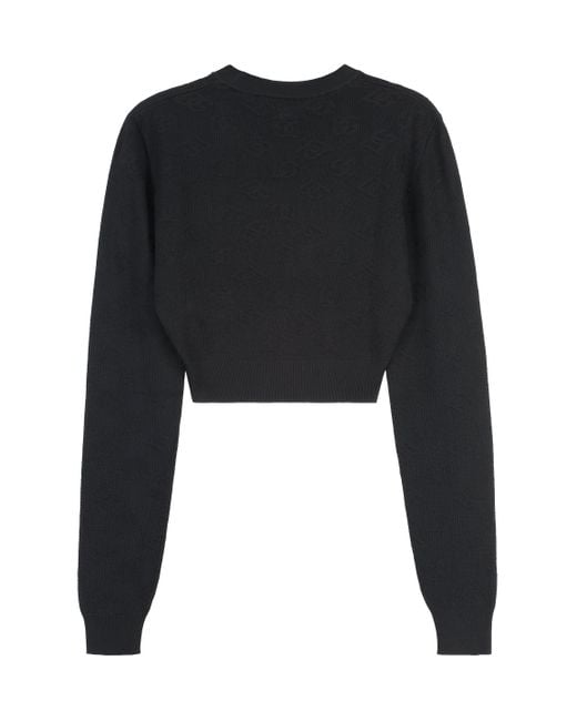Maglione girocollo a maniche lunghe di Dolce & Gabbana in Black
