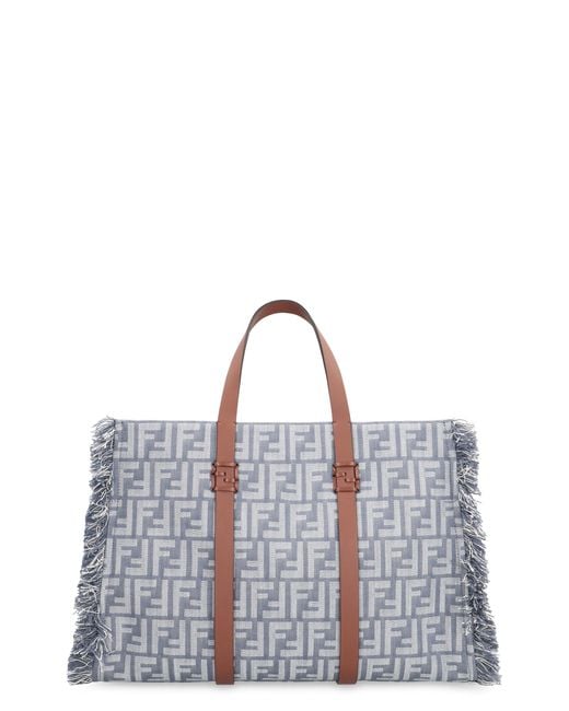 Fendi Purple Summer Tote Bag