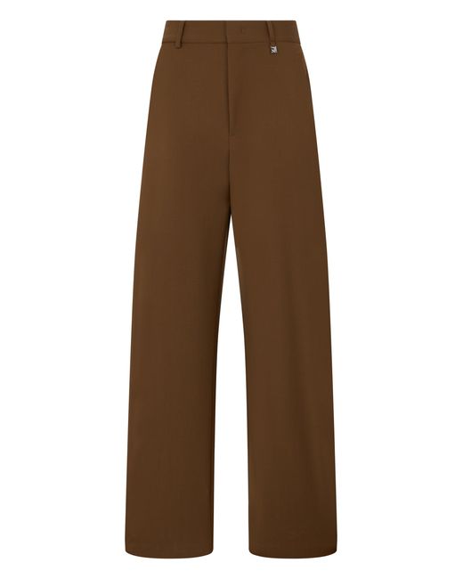 GIUSEPPE DI MORABITO Brown Wool Pants