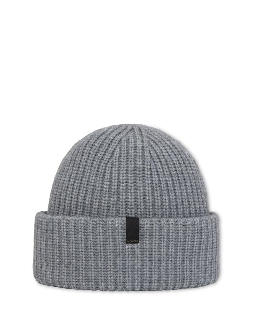 Slowear Gray Cashmere Hat for men