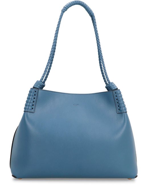 Borsa shopping piccola Libra in pelle di Etro in Blue