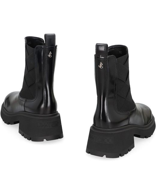 Jimmy Choo Black Louri Ankle Boots