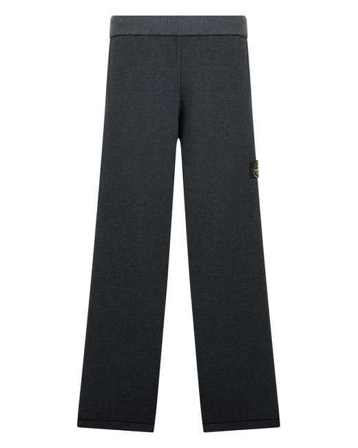 Stone Island Blue Comfort Fit Cotton Pique Jogger for men