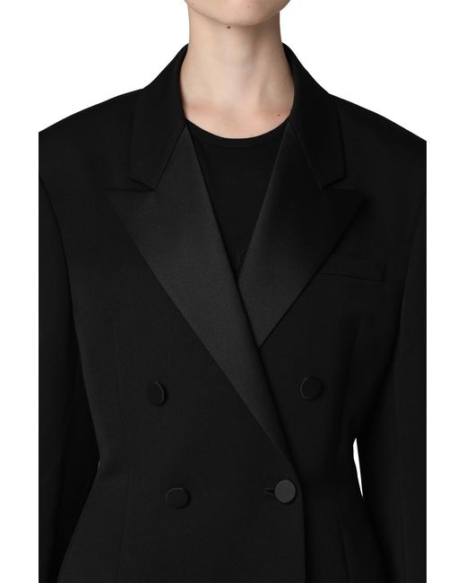 Saint Laurent Black Double-Breasted Wool Jacket
