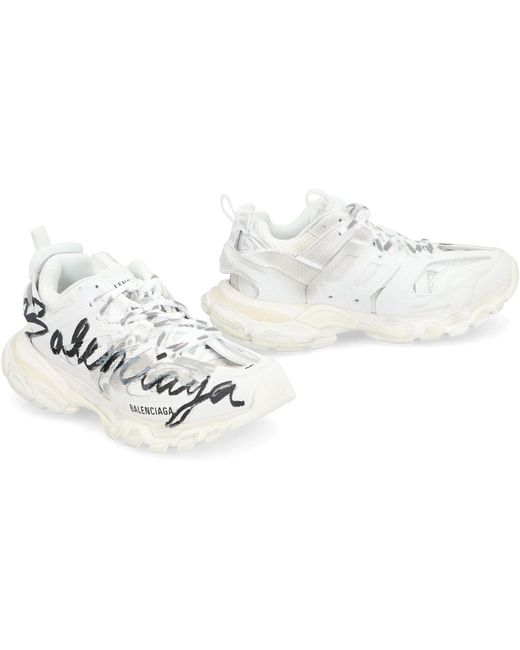 Balenciaga White Wmns Track Sneaker 'Signature'
