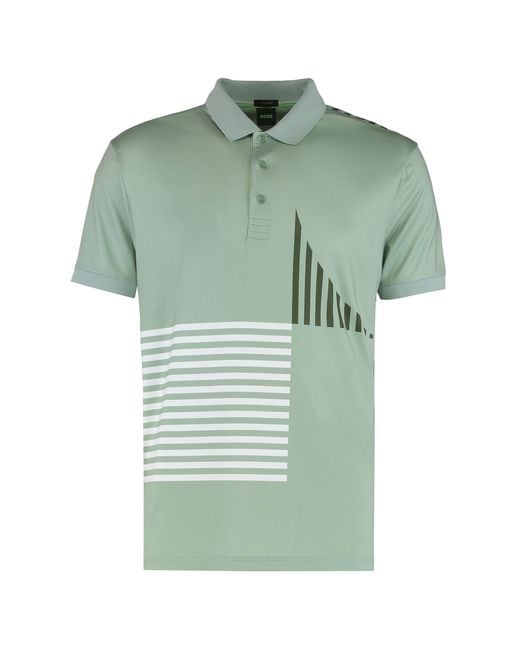 Boss Green Technical Fabric Polo for men