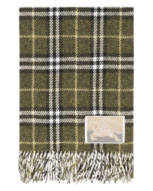 マフラー・ストール Burberry Heraldry Scarf - Burberry - Wool - Green Wool scarf Burberry Green in Wool - 50777240