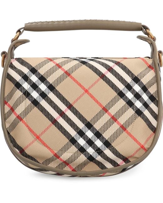 Burberry B Clip Piccola Messenger Bag in Natural | Lyst