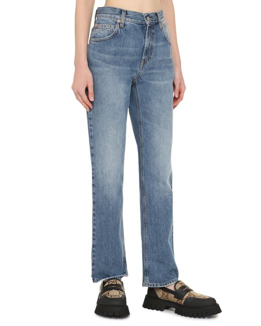 Gucci Blue 5-pocket Slim Fit Jeans