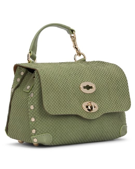Zanellato Green Postina Amoretto Handbag