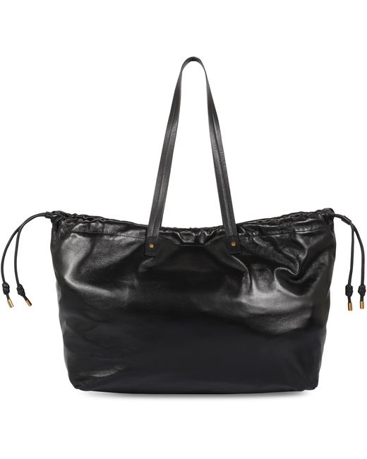 Isabel Marant Black Silven E/W Leather Tote
