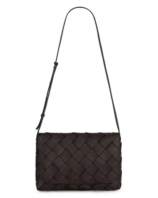 Borsa a tracolla Diago Grande in pelle di Bottega Veneta in Gray da Uomo