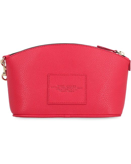 Marc Jacobs Red The Beautybag Leather