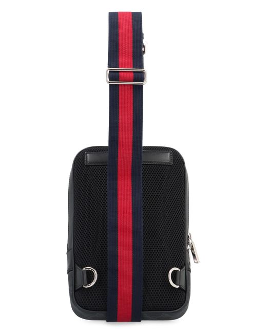 Gucci Black Gg Piccola Crossbody Bag for men