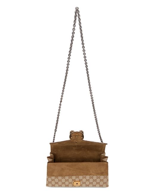 Borsa a tracolla Dionysus con monogram di Gucci in Natural