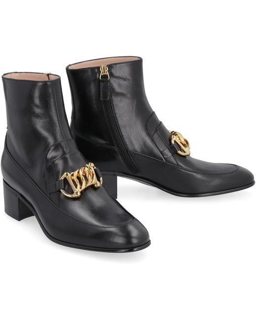 gucci chain boots