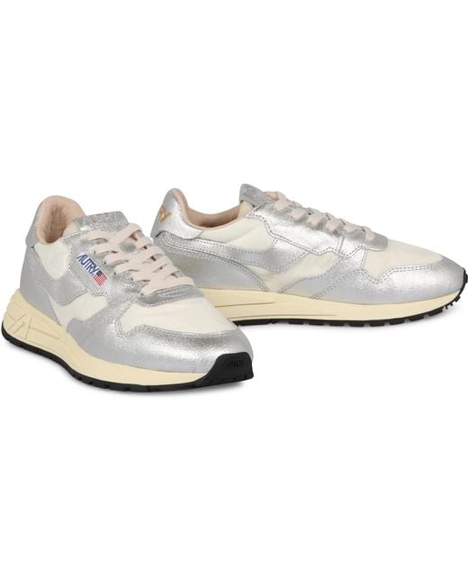 Autry White Reelwind Low-Top Sneakers