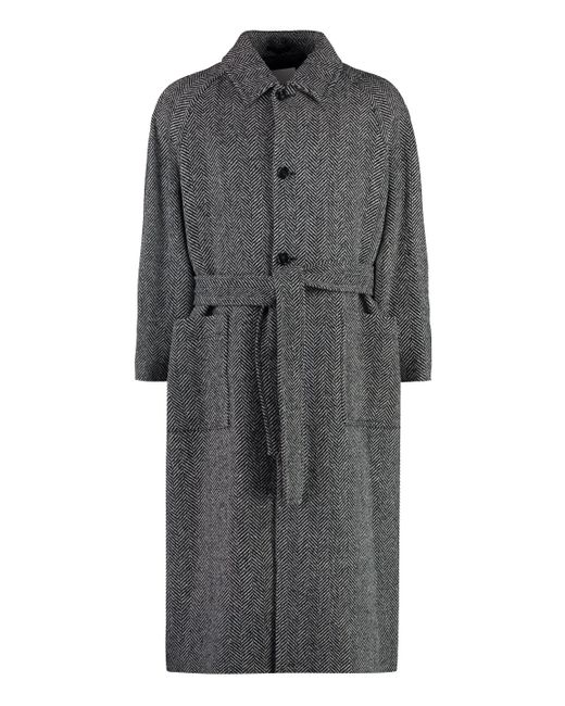 Cappotto monopetto in lana di Gant in Gray da Uomo