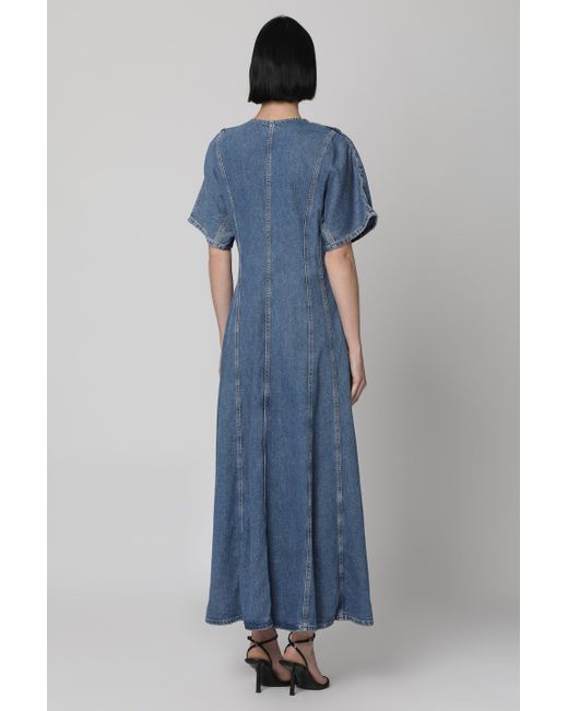 Ganni Blue Dress