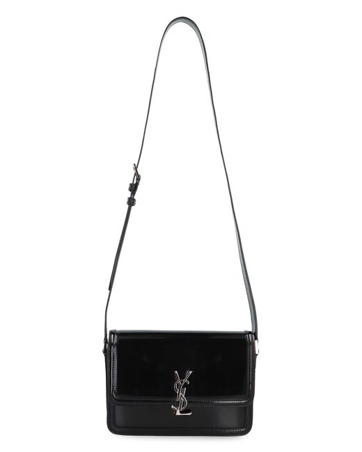 Saint Laurent Black Leather Messenger Bag For for men