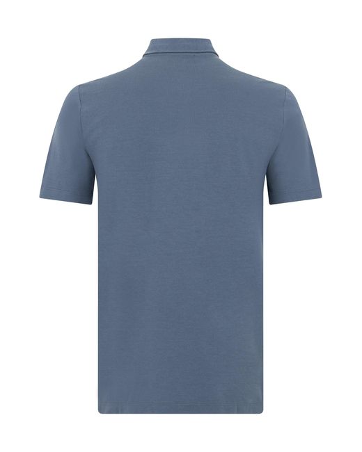 Slowear Blue Slim Fit Polo Short Sleeve for men