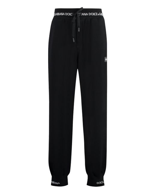 Pantaloni in felpa di Dolce & Gabbana in Black da Uomo