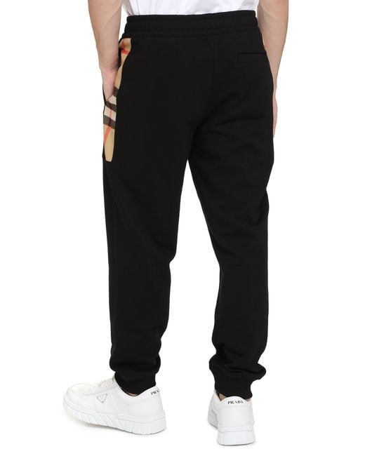 Burberry Blue Drawstring Waist Track Pants for men